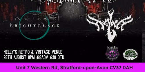 Alternative Heavy Metal night 28th August from 6.30pm