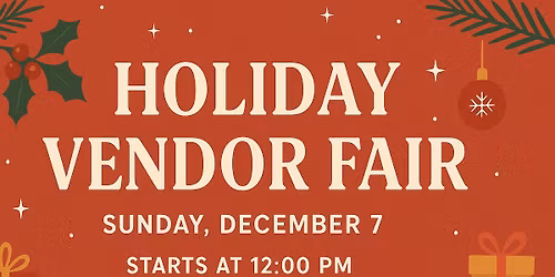 \ud83c\udf84\u2728 Holiday Vendor Fair at Sayde\u2019s Bar & Grill! \u2728\ud83c\udf84