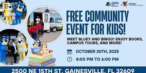 Free Community Event for Kids! Meet Bluey and Bingo LIVE\u2728