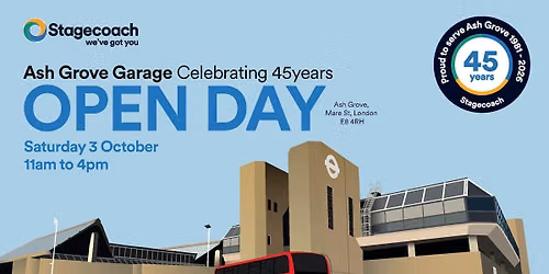 Stagecoach London Ash Grove Bus Garage 45th Anniversary Open Day