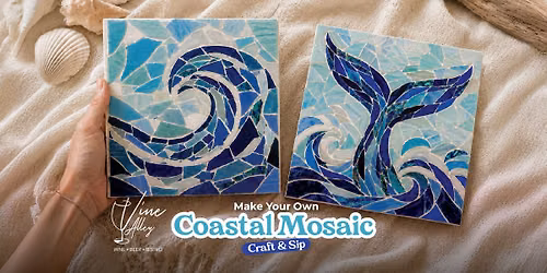 Coastal Mosaic Wave or Whale Tale at Vine Alley - Montgomery County, MD