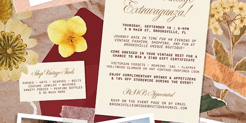 Ladies' Vintage Extravaganza