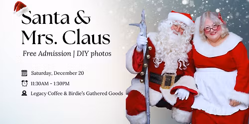 Visit Santa & Mrs. Claus | Free DIY Photos