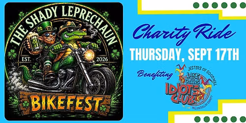 The Shady Leprechaun Poker Run - LOZ Bikefest 2026 - 9\/15