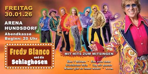 70er Jahre Glitzer Party  \/ Fredy Blanco und die Schlaghosen live 