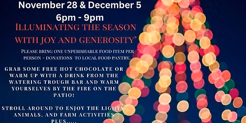 LIGHTS OF HOPE ON THE FARM