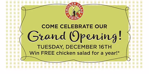 Our Grand Opening Celebration!