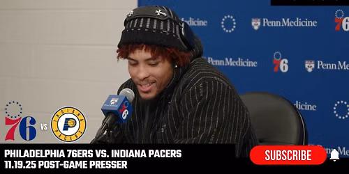 Indiana Pacers at Philadelphia 76ers at Xfinity Mobile Arena