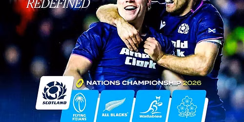 Scotland vs New Zealand - Nations Championship 2026 Tickets