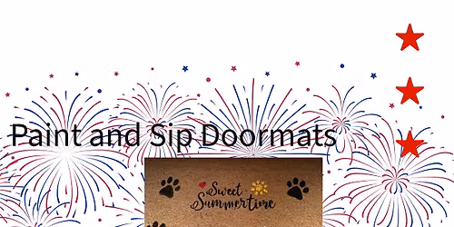 Paint and Sip Doormats