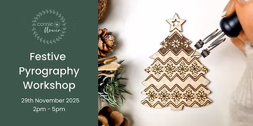 Christmas Pyrography | Burn Rustic Decorations [SOLD OUT]
