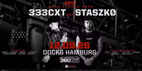 333CXT meets STASZK\u00d8 * * * * * 360\u00b0 HARD TECHNO