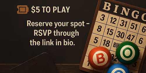 Saturday Night Bingo