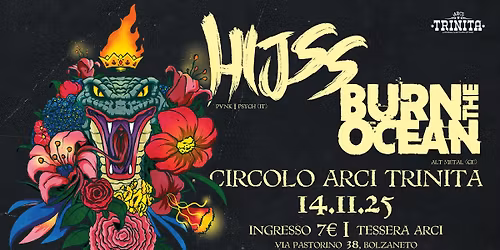 HIJSS + BURN THE OCEAN - LIVE!!