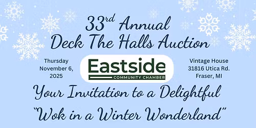 33rd Annual Deck the Halls Auction 2025