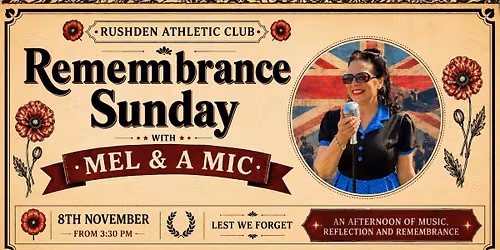 Remembrance Sunday with Mel & a Mic