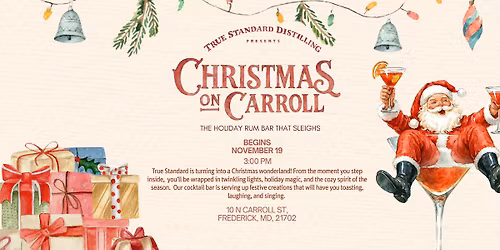 Christmas on Carroll- The holiday rum bar that sleighs