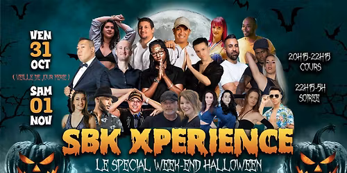 \ud83d\udc7bSP\u00c9CIAL WEEK-END HALLOWEEN\ud83c\udf83 \ud83c\udf83SBK XPERIENCE \ud83d\udc7bA SHINE ACAD\u00c9MIE \ud83c\udf8331 octobre et 1 novembre\ud83c\udf83