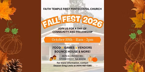COMMUNITY FALL FEST 2026