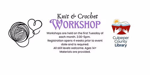 Knit & Crochet Workshop