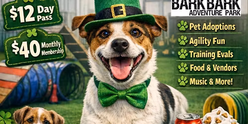 Bark Bark St.Patty\u2019s Day Pawty\ud83d\udc9a