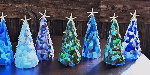 Downingtown PA - 9" Sea Glass Tree (Sea Turtles or Regular)