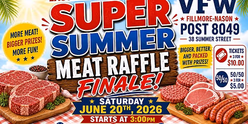 Super Summer meat raffle Finale!