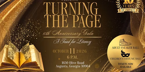 Turning the Page 10th Anniversary Gala | A Fund for Literacy