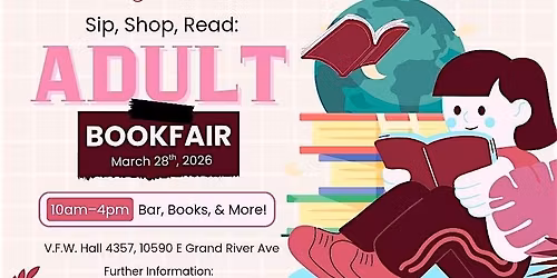 Sip, Shop, Read: Adult Bookfair