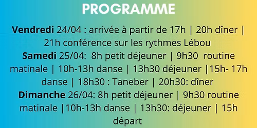 Un week-end 100% Sabar d\u00e9di\u00e9 aux rythmes des L\u00e9bou