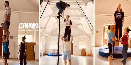 Grimmaces - innovativ fusion af samtidscirkus og teater \/ Work in Progress