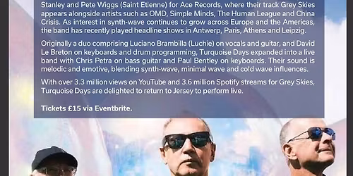 Turquoise Days at Capital House July 18th