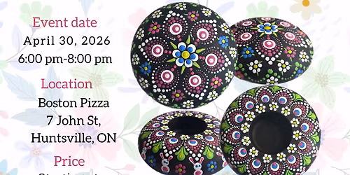Huntsville-Hoppy Dots & Spring Bloom Dot-Painting Workshop