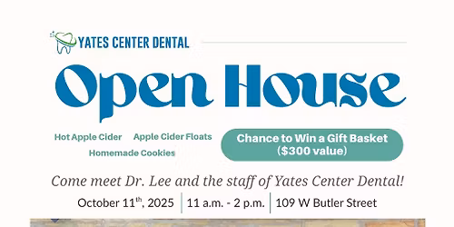 Yates Center Dental Open House 🦷✨