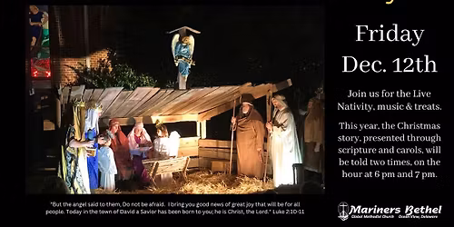 Live Nativity at Mariners Bethel