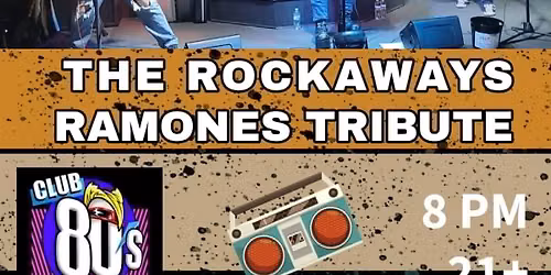 The Rockaways Tribute to The Ramones live at Club 80s