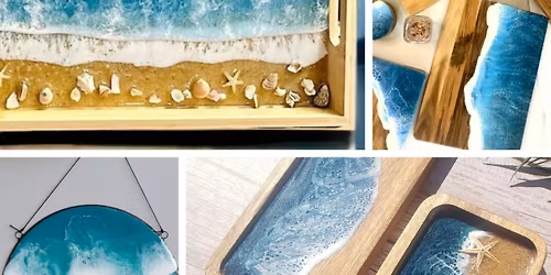Crafts & Cocktails - Ocean Resin Workshop