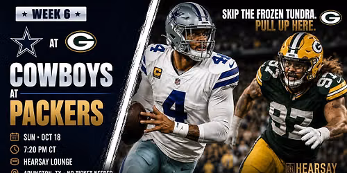 COWBOYS VS PACKERS WATCH PARTY