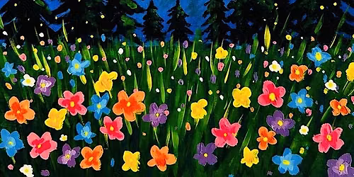 Moonlight Wildflowers Paint and Sip with Kaylene