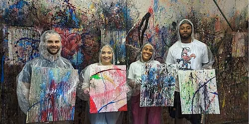 Paint Splatter Session 3pm -4pm