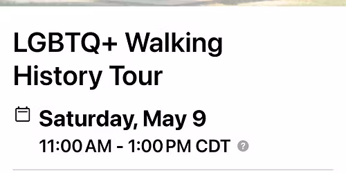 Tower Grove Walking LGBTQ History Tour 