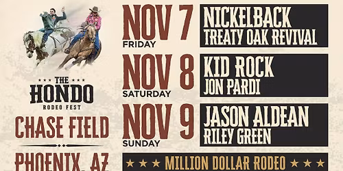 The Hondo Rodeo Fest: Round 1 feat. Nickelback & Treaty Oak Revival