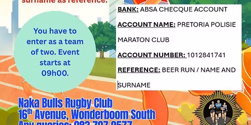 Pretoria Bobbies Beer Run