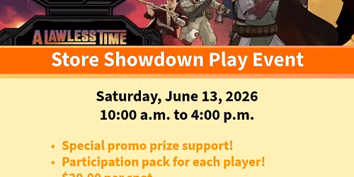 Star Wars Unlimited: A Lawless Time Store Showdown