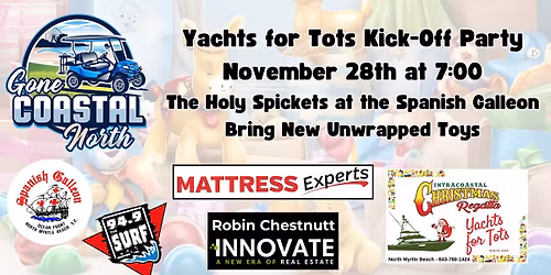 Yachts for Tots Kickoff Party with The Holy Spickets & Kinfolk