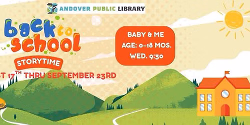 Back to School Storytime: Baby & Me