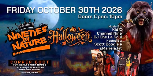 NINETIES BY NATURE- Halloween 2026