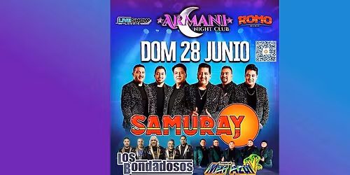 GRUPERO FEST EN EL ARMANI NIGHT CLUB SAMURAY LOS BONDADOSOS Y MAS