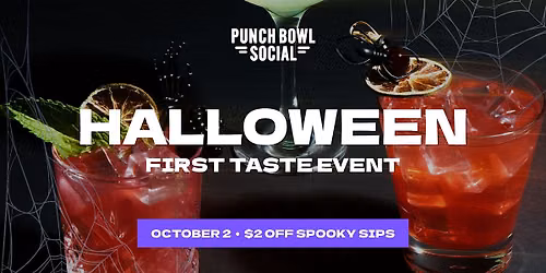 Denver, CO - First Taste Halloween @ Punch Bowl Social