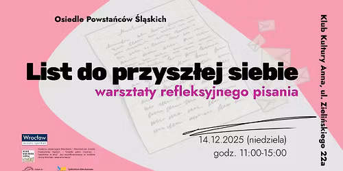 List do przysz\u0142ej siebie \u2013 warsztat refleksyjnego pisania